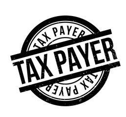 Tax Payer rubber stamp. Grunge design with dust scratches. Effects can be easily removed for a clean, crisp look. Color is easily changed.