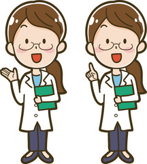 薬剤師のイラスト素材
