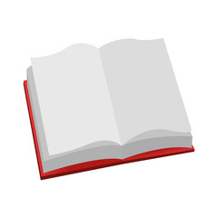 Book open isolated icon vector illustration graphic design