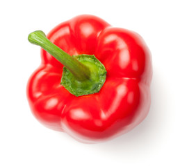 Red Pepper Isolated on White Background