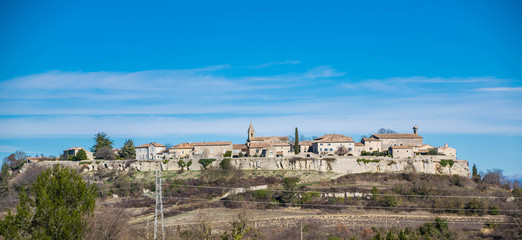 Obraz premium Lussan,Gard,Occitanie, France.