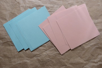 paper blue pink sheets of paper closeup background for decoration backdrop smooth edges gentle colors colored paper crumpled paper paper bundle of paper sheets stack of paper