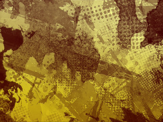     Grunge Vintage Old Paper Background, Sepia Color 