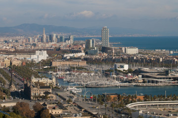 View Over Barcelona Marina