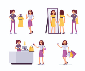 Fototapeta premium shopping assistance