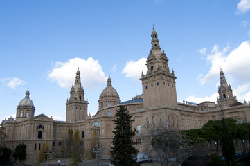 Fototapeta premium Montjuic National Palace