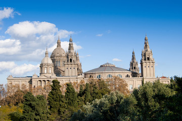 Fototapeta premium Montjuic National Palace