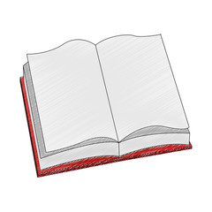 Book open isolated icon vector illustration graphic design