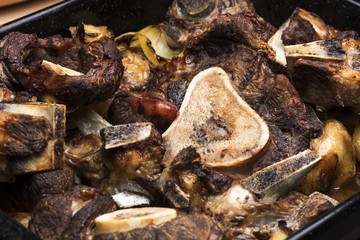 Geschmortes Rindfleisch