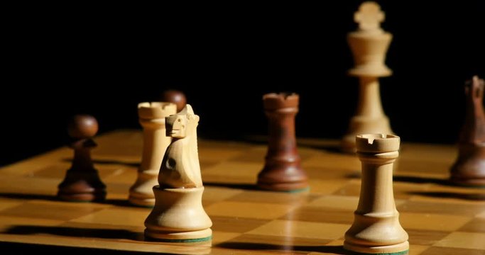 1798 Chess Horse Takes King Check Mate, 4K