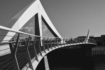 Modern architecture bridge 