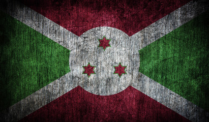 Abstract flag of Burundi, Africa