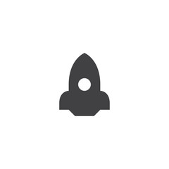 rocket icon. sign design