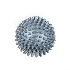 gray massage ball for muscle treatment