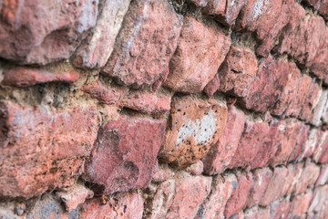 Mauer aus Natursteinen