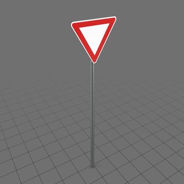Yield sign