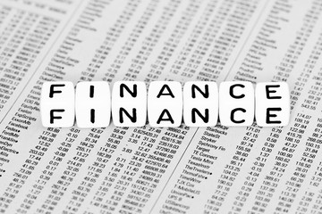 Obraz premium Finance symbol