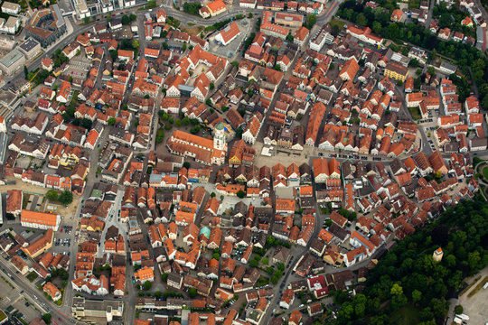 Luftbild Kernstadt Biberach