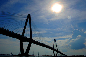 Obraz premium Suspension Bridge 