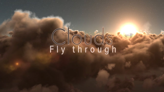 Flythrough Clouds Title