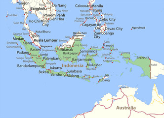 Indonesia-World-Countries-VectorMap-A