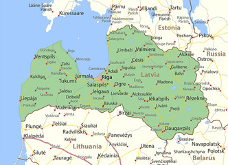 Latvia-World-Countries-VectorMap-A