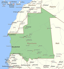 Mauritania-World-Countries-VectorMap-A
