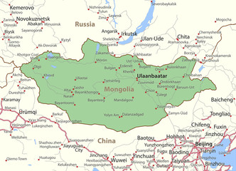 Mongolia-World-Countries-VectorMap-A