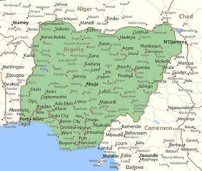 Nigeria-World-Countries-VectorMap-A