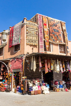 Moroccan Textile Souk Marrakech