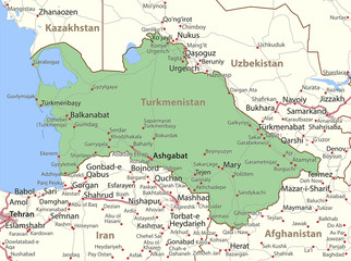 Turkmenistan-World-Countries-VectorMap-A