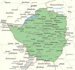Zimbabwe-World-Countries-VectorMap-A