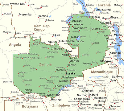 Road Map Of Zambia 360 F 192515816 KSxRLOxt61O6QmSssyfaPacrbpirEskp 