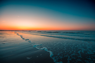 Domburg, the Netherlands Beach sunset