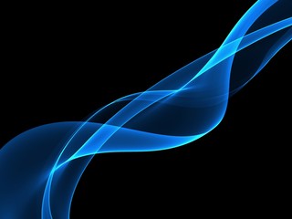      Abstract blue waves background. Template design 