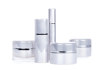 Collection of skin care spa products. Beauty concept