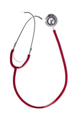 Doctor stethoscope on white background