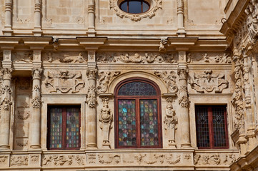 Fototapeta na wymiar Historic buildings and monuments of Seville, Spain. Ayuntamiento de Sevilla