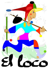 Carta del tarot que representa a el loco.