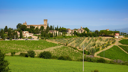 Naklejka premium Krajobrazy Toskanii