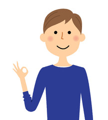 若い男性　パパ　OK