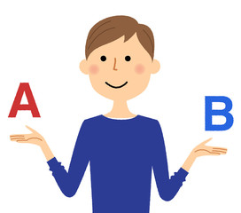 若い男性　パパ　選択