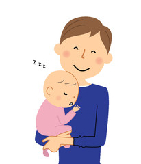 パパと赤ちゃん