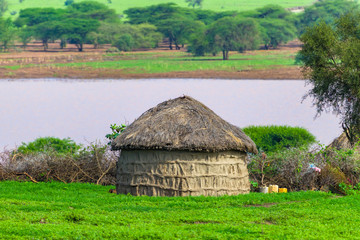 Traditional Masai village near Arusha, Tanzania
