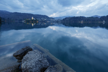 Naklejka premium Bled Lake, Slovenia