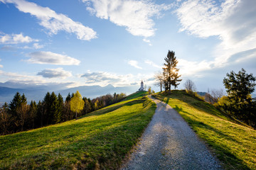 Saint Primoz church, Jamnik, Slovenia