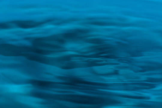drop of clean blue water