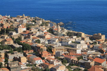 Fototapeta na wymiar Vue panoramique sur le quartier de Bologhine ex saint Eugène à Alger, Algérie