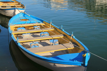 Barques traditionnelles au grau du roi, Camargue, France