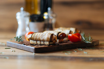 Rollitos de berenjenas